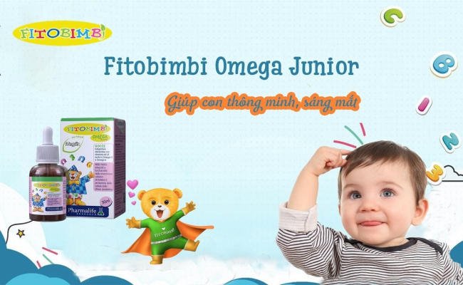 Fitobimbi Omega Junior - Khoản “đầu tư” có lợi, cho con yêu phát triển vượt bậc