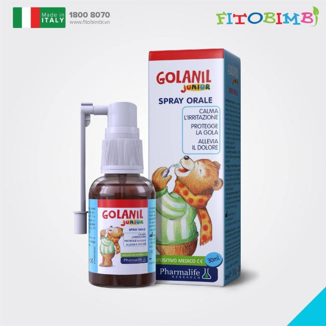 Xịt họng Galanil - Đánh bay cơn ho, ho đờm của bé