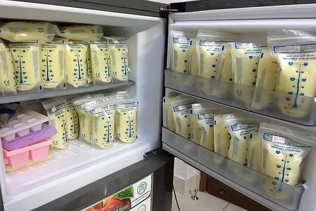 Cách quản quản sữa mẹ trong tủ lạnh