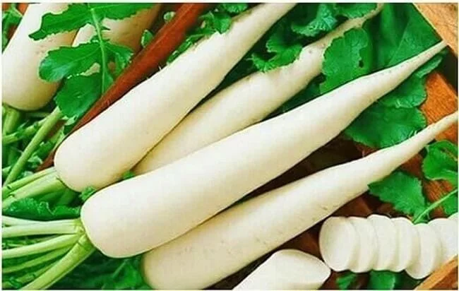 Nước củ cải trắng luộc