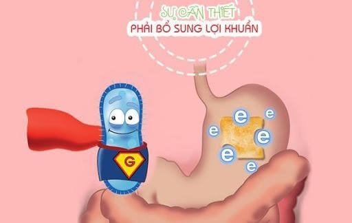 Bổ sung lợi khuẩn cho bé hết đi ngoài phân sống