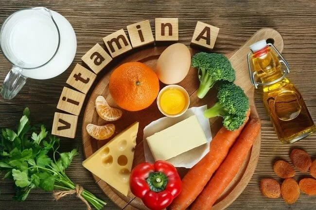 Bổ sung vitamin a bằng các thực phẩm ăn uống hàng ngày