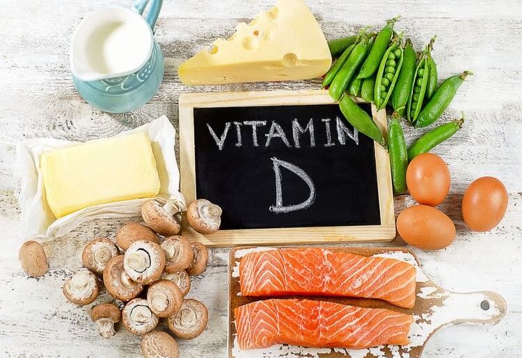 Bổ sung Vitamin D cho trẻ qua nguồn thực phẩm hàng ngày.