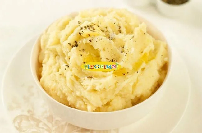 Bột khoai tây gan gà cho bé ăn dặm