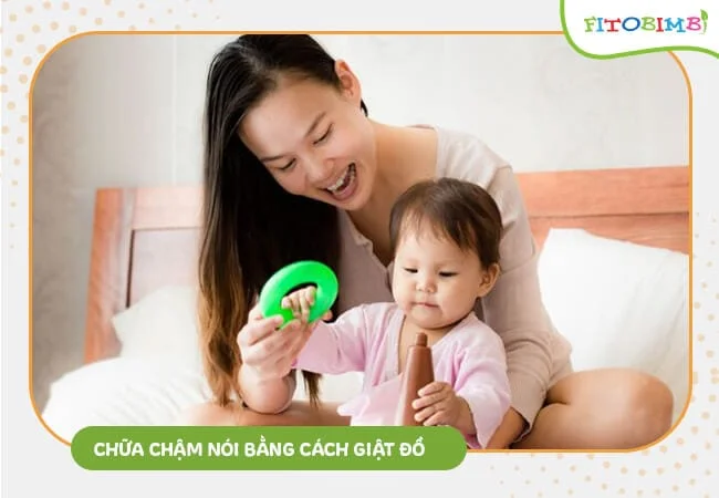 Mẹo giật đồ chữa chậm nói