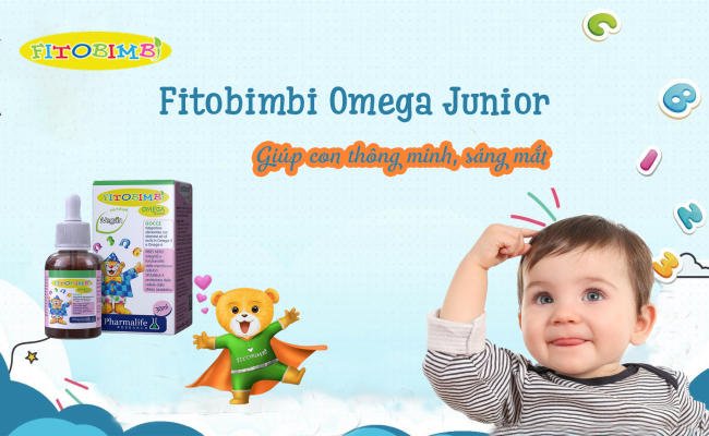 Fitobimbi Omega Junior - Giúp con thông minh, sáng mắt