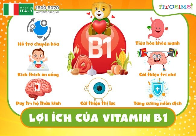 Bổ sung vitamin b1 trẻ chán ăn