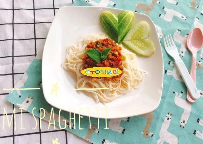 Mì Spaghetti cho bé ăn dặm