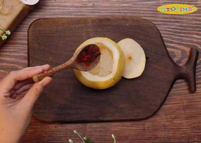 Chữa ho cho bé bằng trái lê