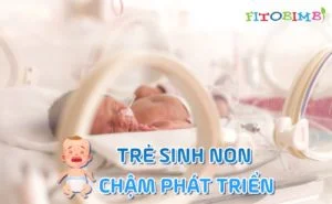 Trẻ sinh non chậm phát triển
