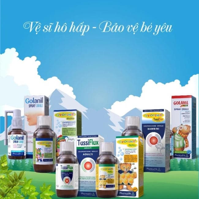 Fitobimbi hô hấp giúp giảm đau, ngứa rát cổ họng