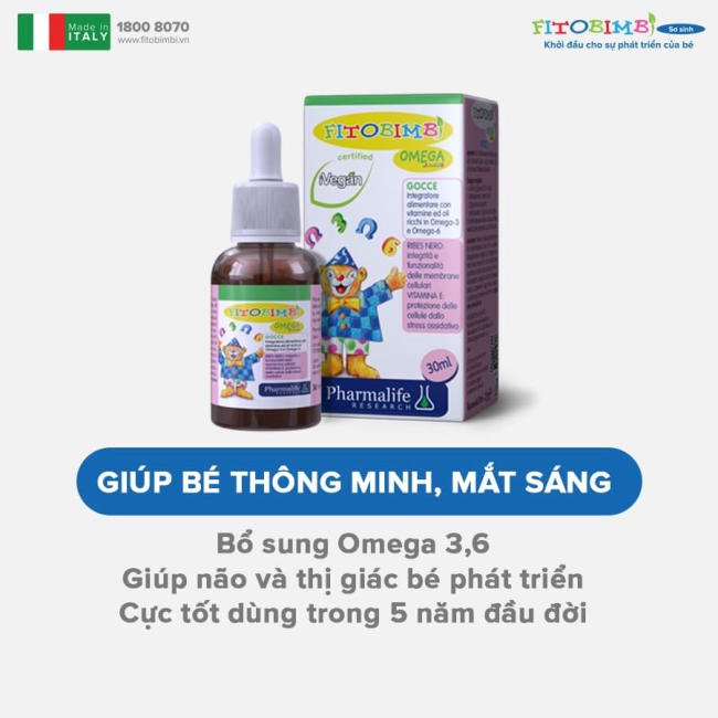 Giúp bé thông minh, sáng mắt
