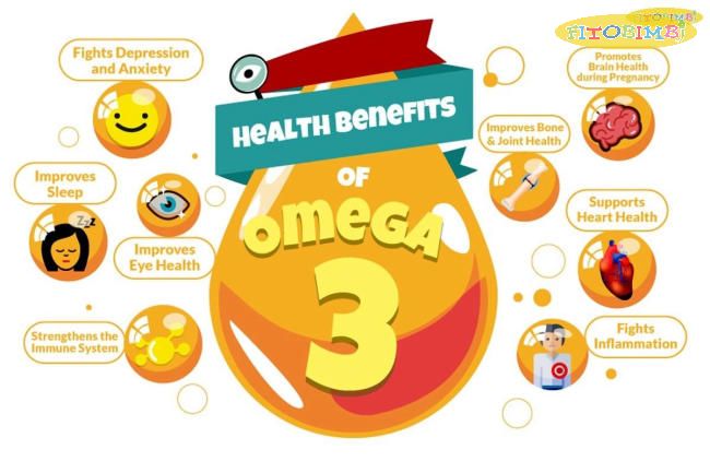Những lợi ích sức khỏe của Omega 3