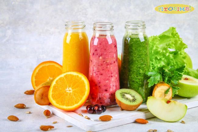 Nước ép trái cây tốt cho cổ họng của bé