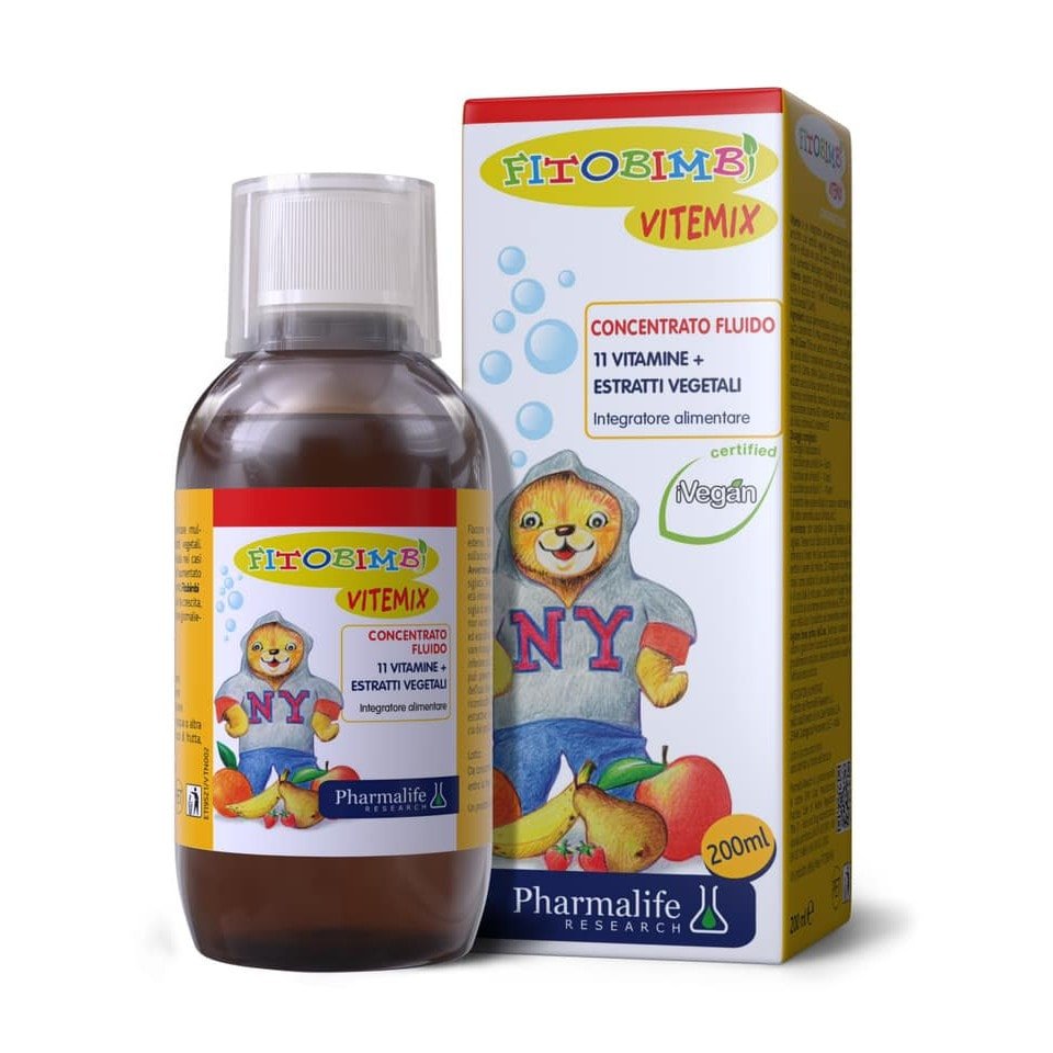 Fitobimbi Vitemix là multi vitamin cho bé chứa tới 11 dưỡng chất quan trọng