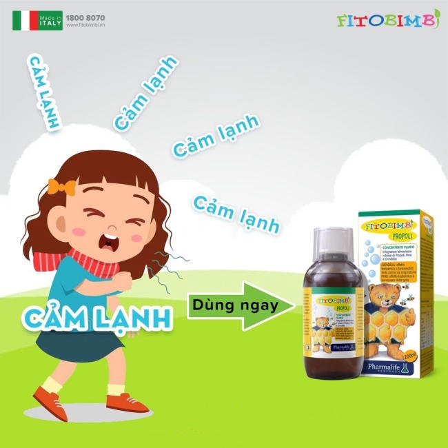 Fitobimbi Propoli - Bảo vệ con yêu khi chuyển mùa