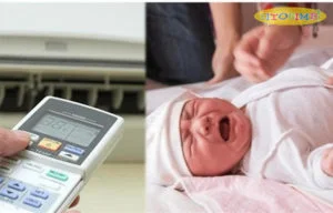 Trẻ bị viêm phổi nên nằm điều hòa không?