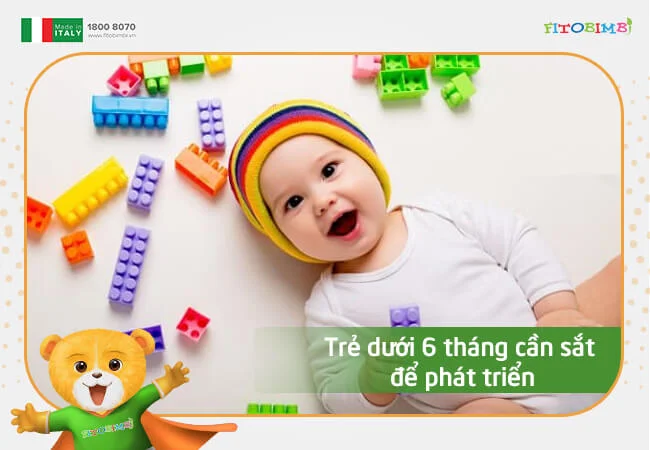 Trẻ dưới 6 tháng tuổi có cần sắt không?