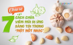 cách chữa viêm mũi dị ứng bằng tỏi