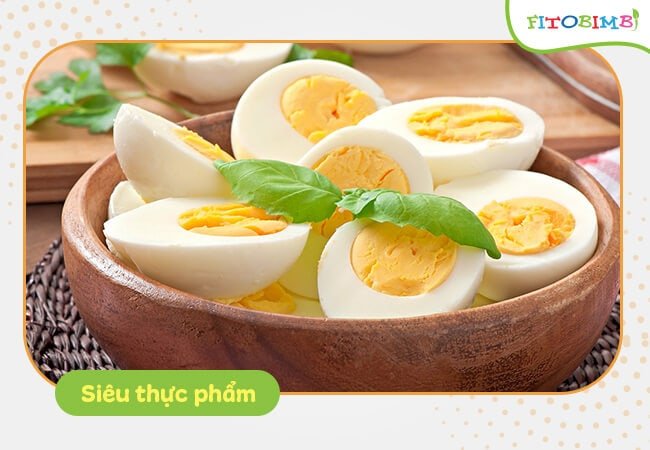 Ngoài sắt trứng còn rất giàu vitamin