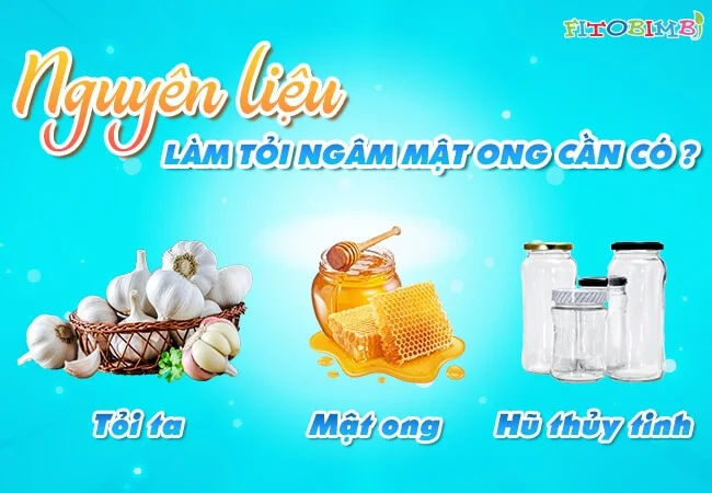 nguyên liệu tỏi ngâm mật ong