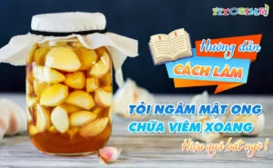 tỏi ngâm mật ong trị viêm xoang