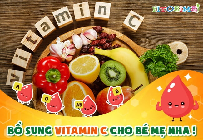 Trẻ thiếu máu cần tăng cường thêm vitamin C