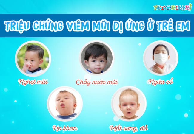 Triệu chứng viêm mũi dị ứng ở trẻ em