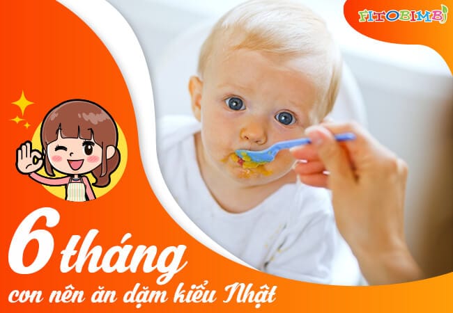 Bé 6 tháng nên ăn kiểu Nhật để kích thích vị giác