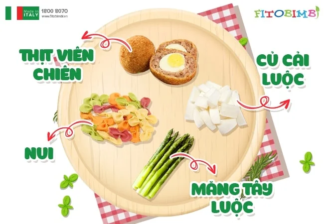 Thực đơn ăn dặm BLW ngày 30
