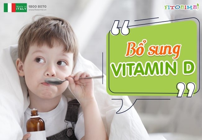 Bổ sung vitamin D cho bé