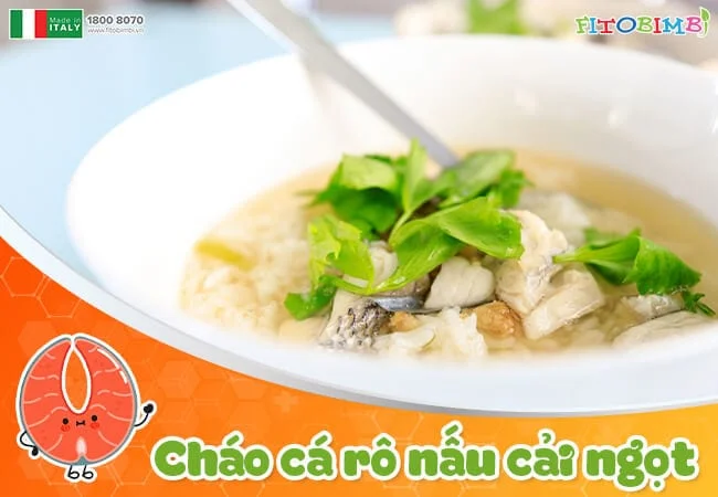 Món cá rô nấu canh cải ngọt bổ dưỡng, thơm ngon