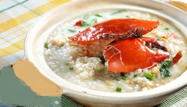 Cháo cua giàu canxi giúp bé phát triển hiệu quả