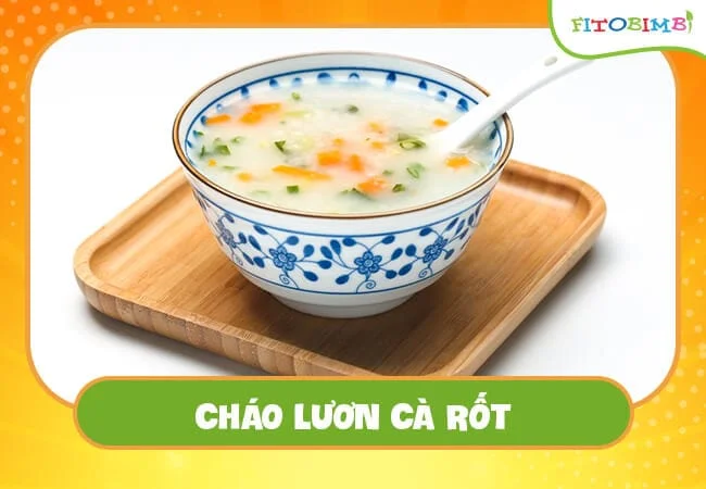 Cháo lươn cà rốt dễ làm cho bé