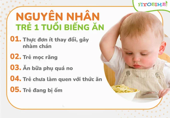 Nguyên nhân trẻ biếng ăn