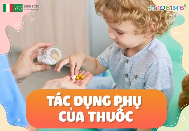 Trẻ biếng ăn do dùng thuốc