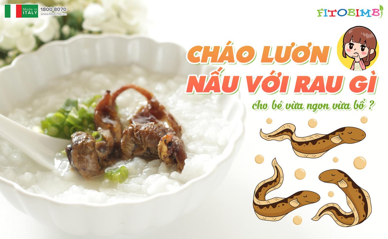 chao luon nau voi rau gi