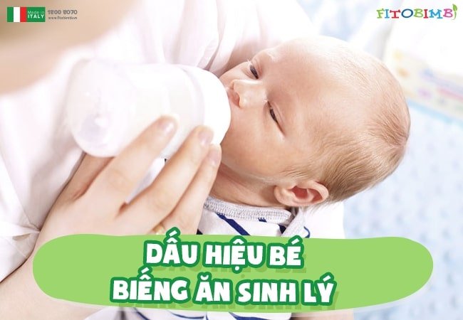 Dấu hiệu biếng ăn sinh lý ở trẻ sơ sinh