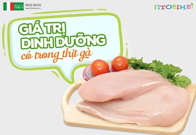 Giá trị dinh dưỡng từ thịt gà