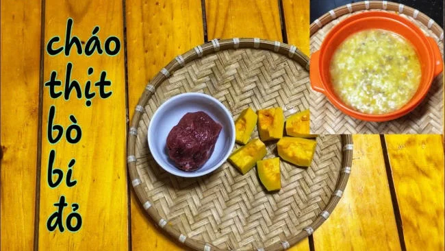 Giá trị dinh dưỡng từ thịt bò và bí đỏ
