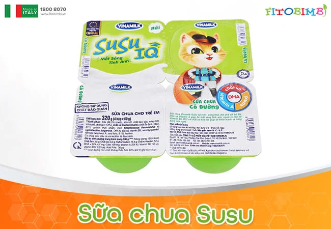 Sữa chua tiệt trùng Susu