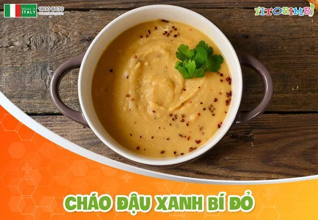 Đậu xanh, bí đỏ là món ăn mát tốt cho người sốt