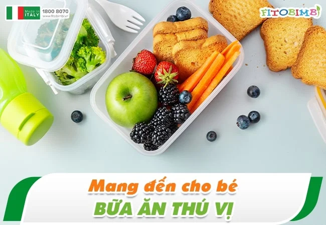 Cung cấp cho bé những bữa ăn thú vị