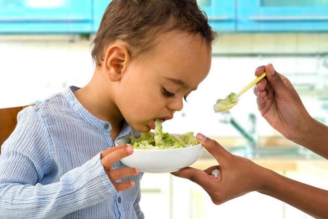Ngộ độc thực phẩm có thể khiến trẻ bị nôn mà không gây sốt