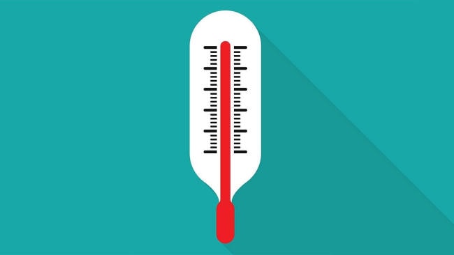 Nhiệt độ bình thường ở trẻ dao động trong ngưỡng 36.5 - 37.5 độ C