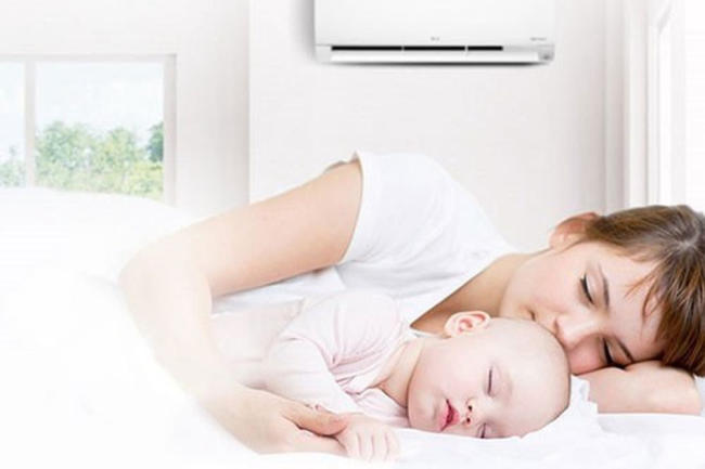 [Hỏi - Đáp]: Trẻ bị sốt có nên nằm máy lạnh (máy lạnh)?