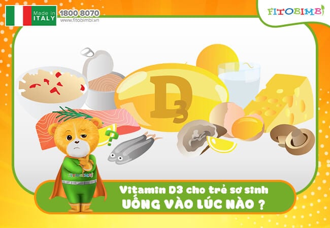 Bổ sung vitamin D3 cùng với bữa ăn