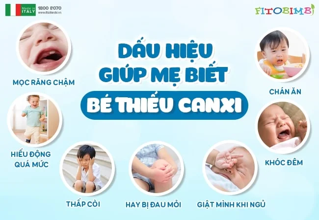Dấu hiệu thiếu Canxi mẹ cần chú ý để bổ sung kịp thời