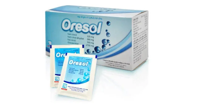 Sử dụng điện giải Oresol cho bé