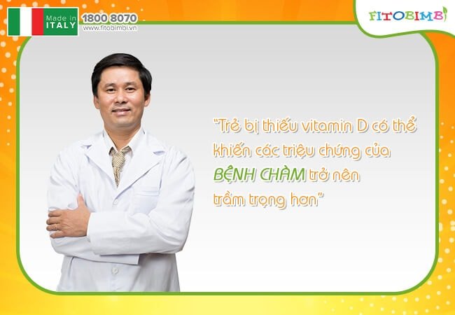 Bệnh chàm liên quan đến tình trạng thiếu vitamin D